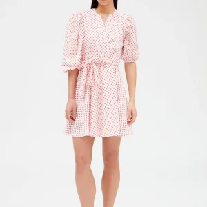 Vestido corto cruzado