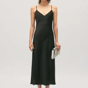 Vestido midi picardías negro