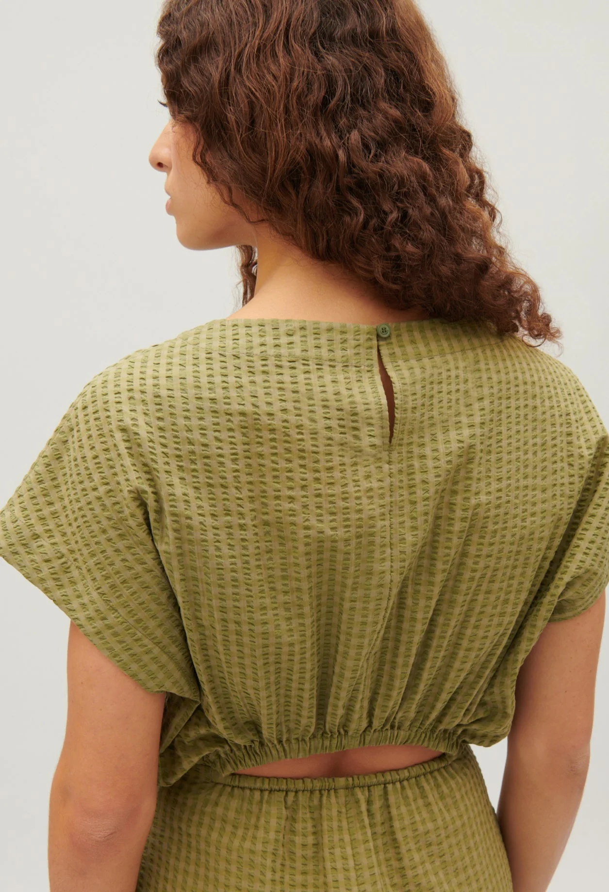 Vestido midi rayas - Imagen 3