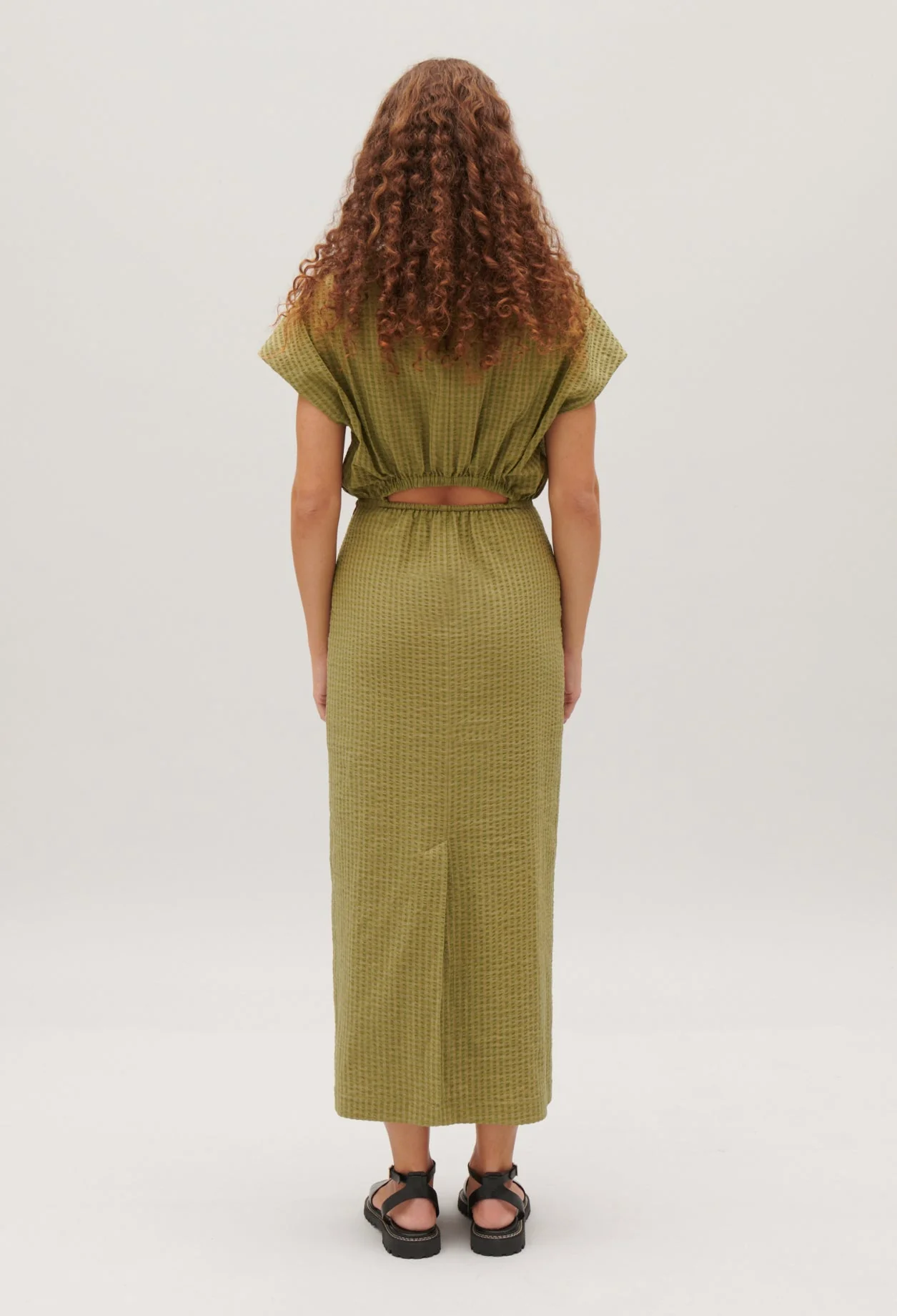 Vestido midi rayas - Imagen 5