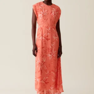 Vestido largo estampado