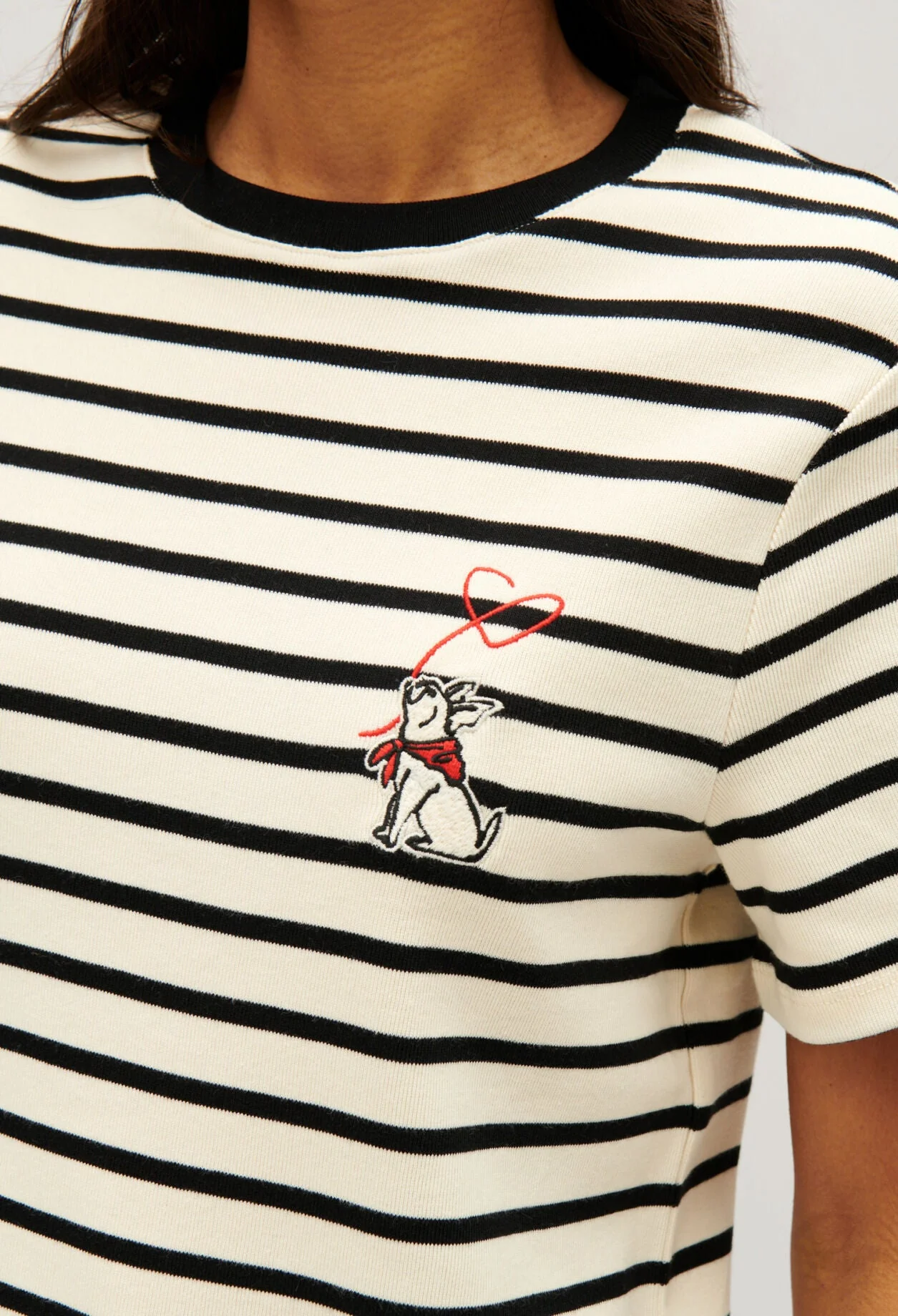 Camiseta marinera de rayas bicolor - Imagen 3