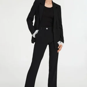 Chaqueta sastre lisa entallada