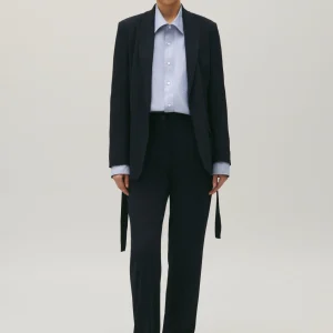 Chaqueta de traje azul marino