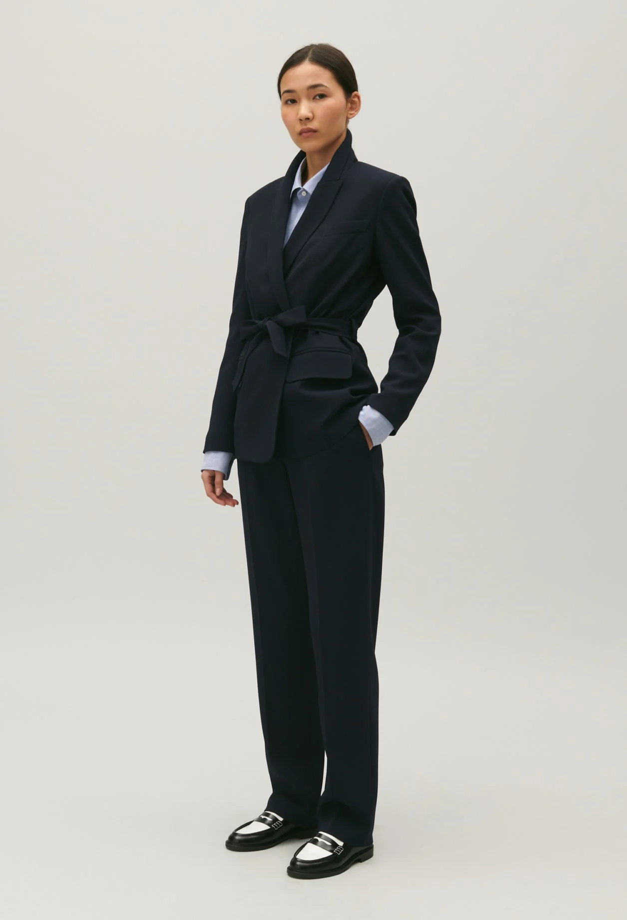 Chaqueta de traje azul marino - Imagen 3