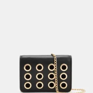 Bolsa cruzada Tallulah Eyelet Negro