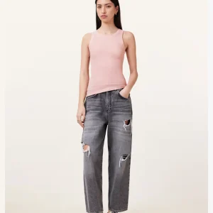 Tank Corto Rina Rosa Manchado