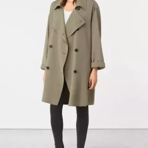 Abrigo Adalia Verde Salvia Estilo Mac