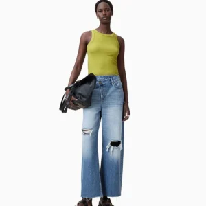 Tank Corto Rina Verde Limón