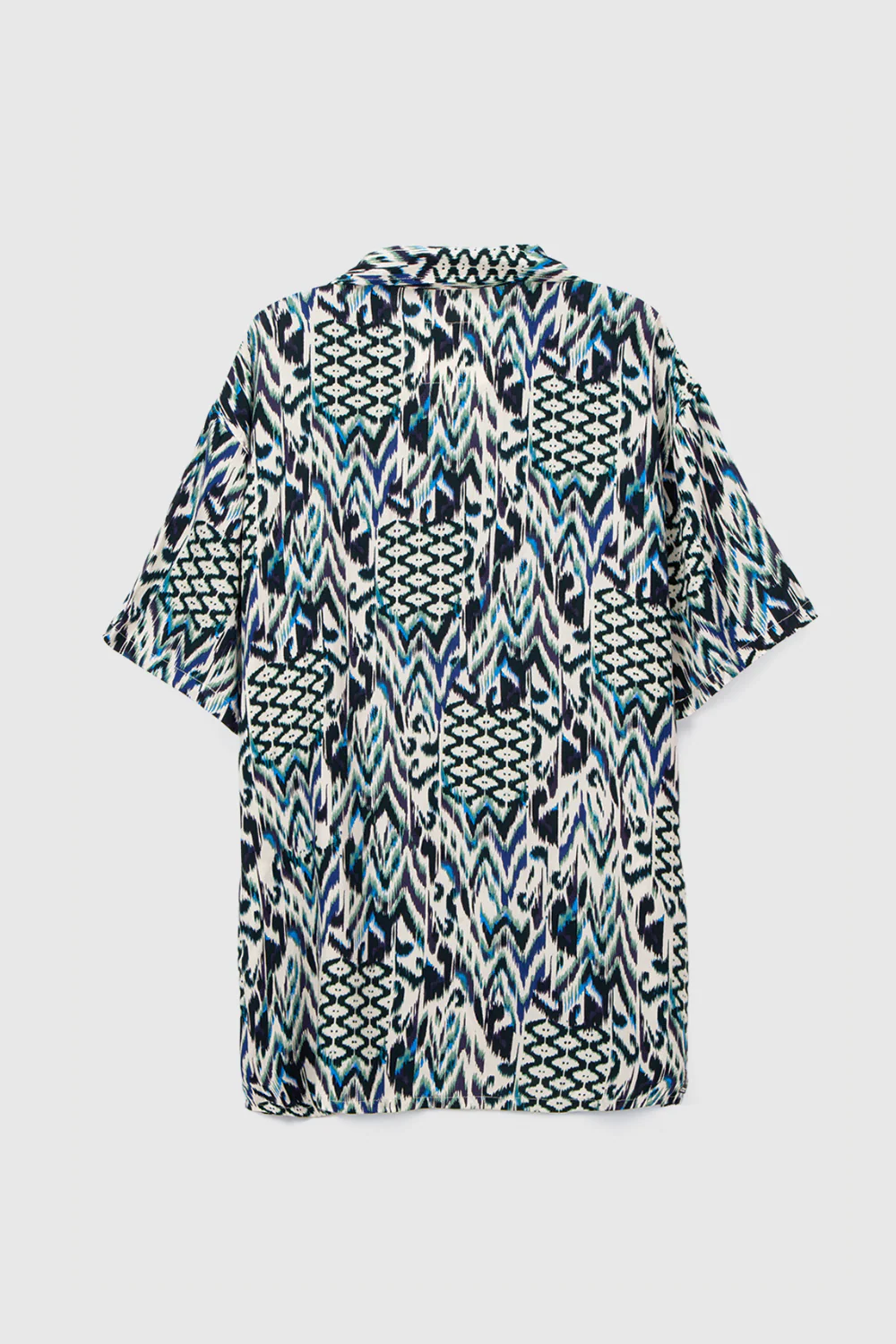 Guayabera Ecuador Print Azul Hombre - Imagen 8