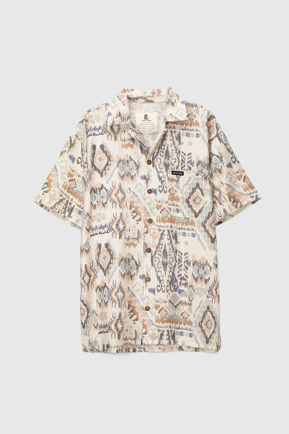 Guayabera Ecuador Print Beige Hombre - Imagen 7