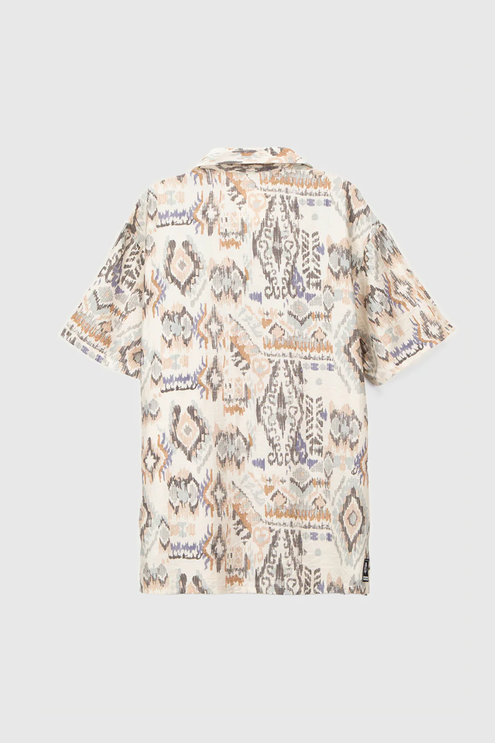 Guayabera Ecuador Print Beige Hombre - Imagen 8