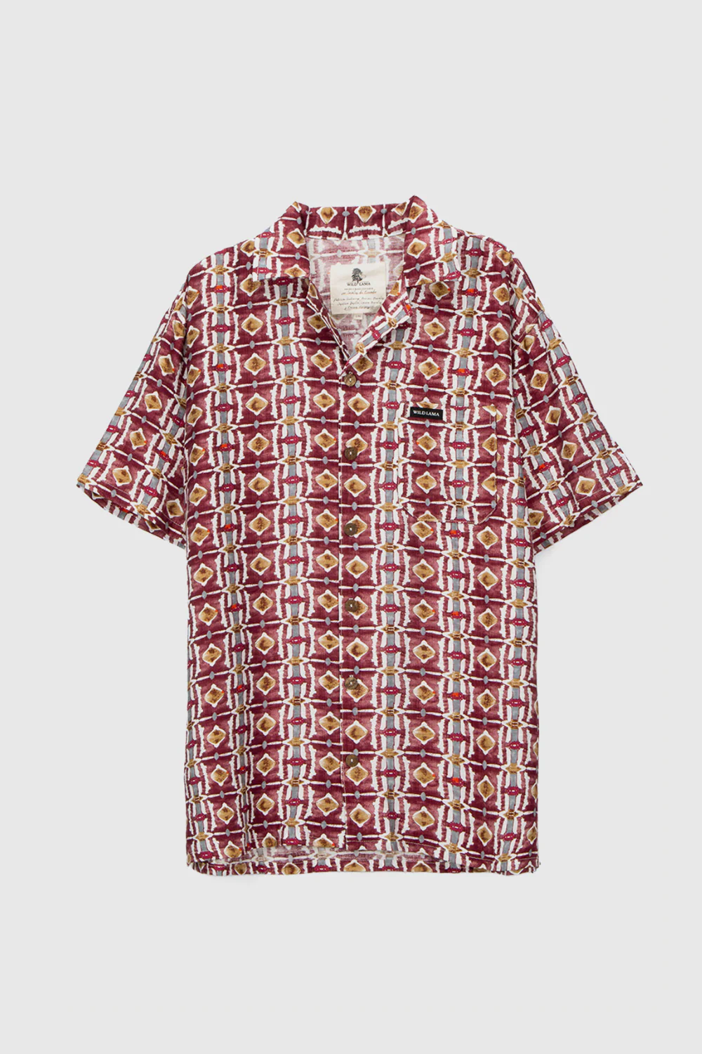 Guayabera Ecuador Burdeo Hombre - Imagen 7