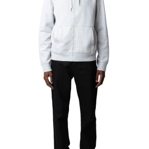 Sudadera Alex Arrow Gris Jaspeado Claro