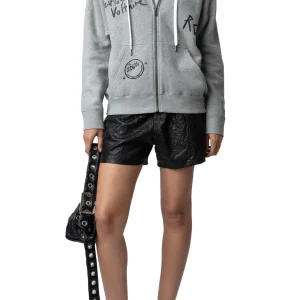 Sudadera Spencer Manifesto Gris Jaspeado