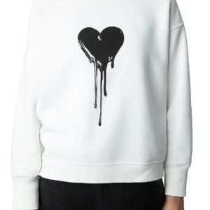 Sudadera Oscar Flowing Heart Blanco