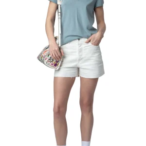 Camiseta Story Fishnet Skull Flower Glaciar