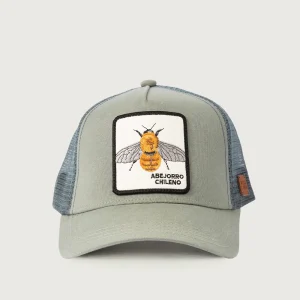 Jockey Abejorro Chileno Lino Verde Agua