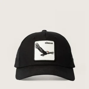 Jockey Cóndor Ripstop Algodón Orgánico Negro