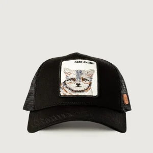 Jockey Gato Andino Algodón Orgánico Negro