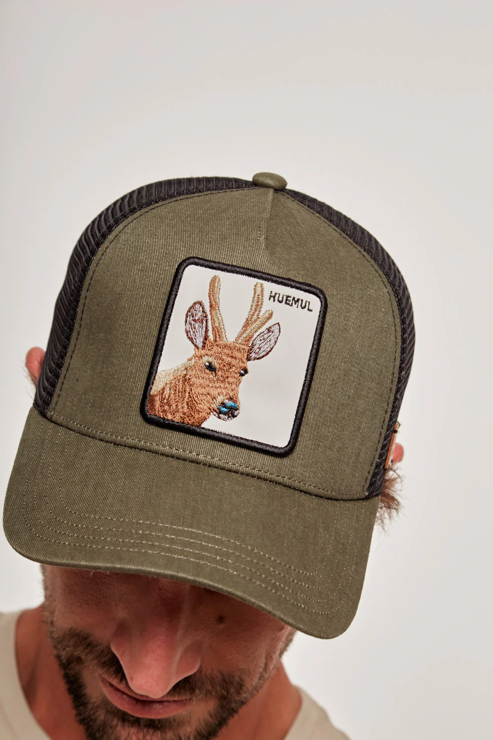 Jockey Huemul Con Causa Verde Militar - Imagen 6