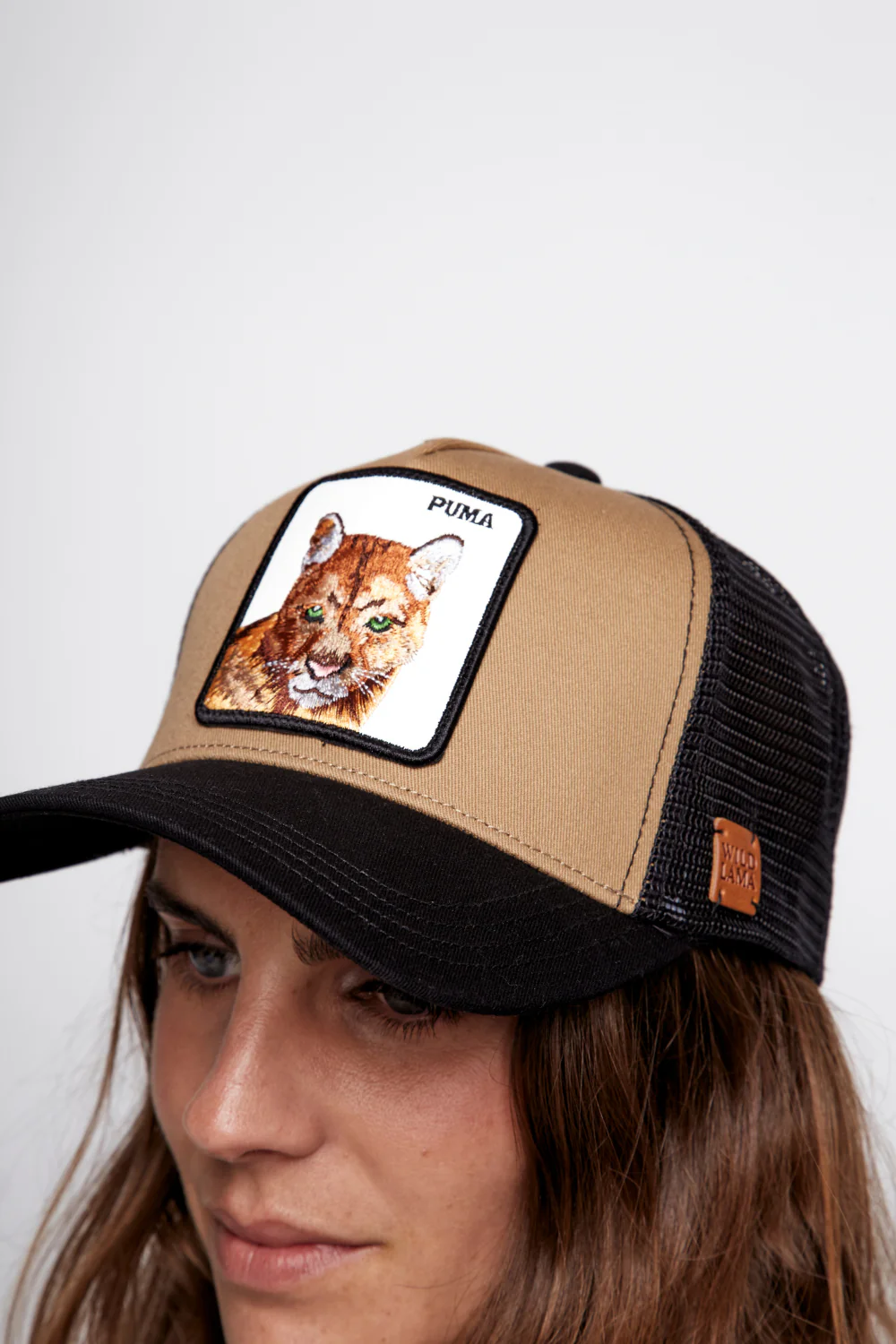 Jockey Puma Algodón Bordado Contraste Beige - Imagen 5