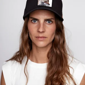 Jockey Zorro Chilote Ripstop Algodón Orgánico Negro