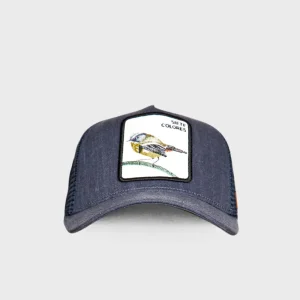 Jockey Siete Colores Orgánico Azul Lavado Kids