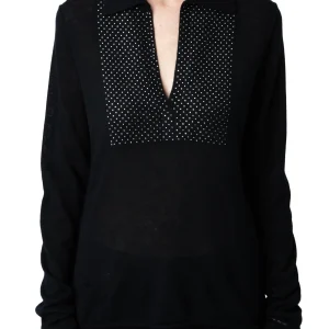Sweater Sally Strass Noir