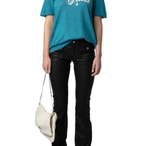 Sweater Ida Mon Amour Strass Aqua