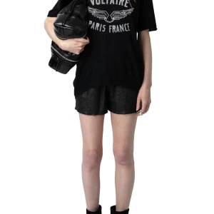 Sweater Ida Wings Strass Noir