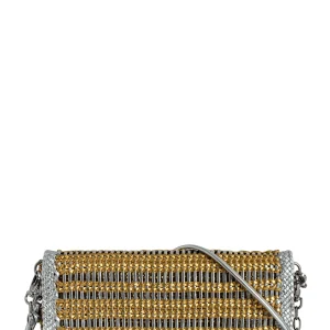 Bolsa Rock Eternal Metal Leather Bra Plata