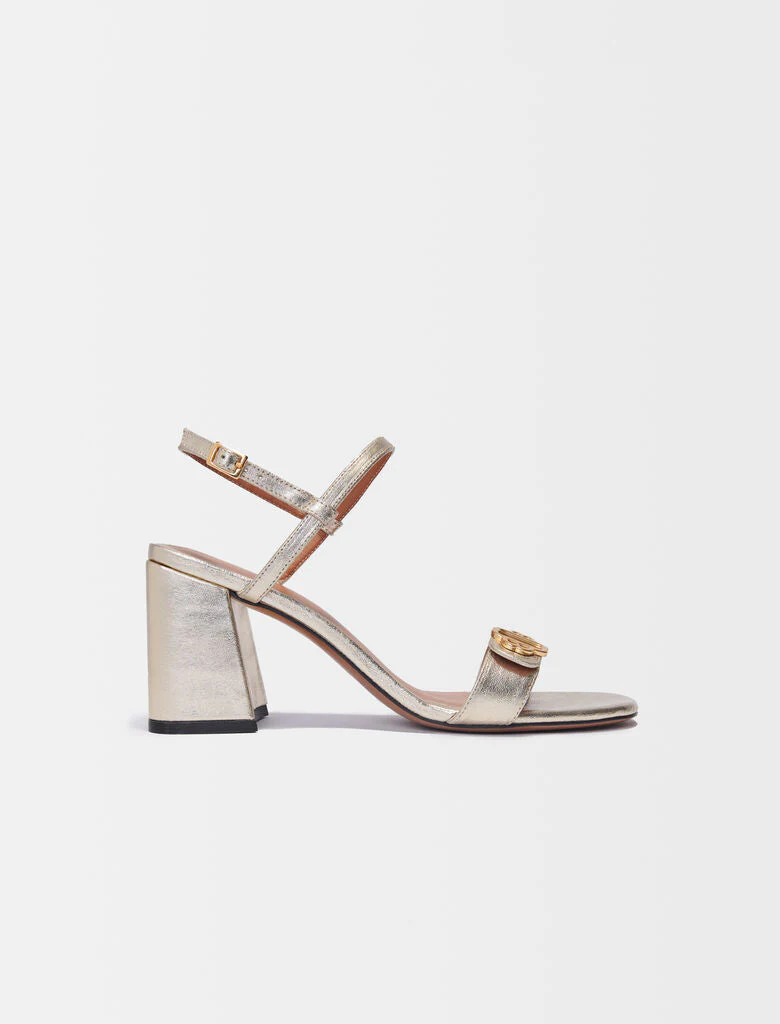 Sandalias con logotipo Clover