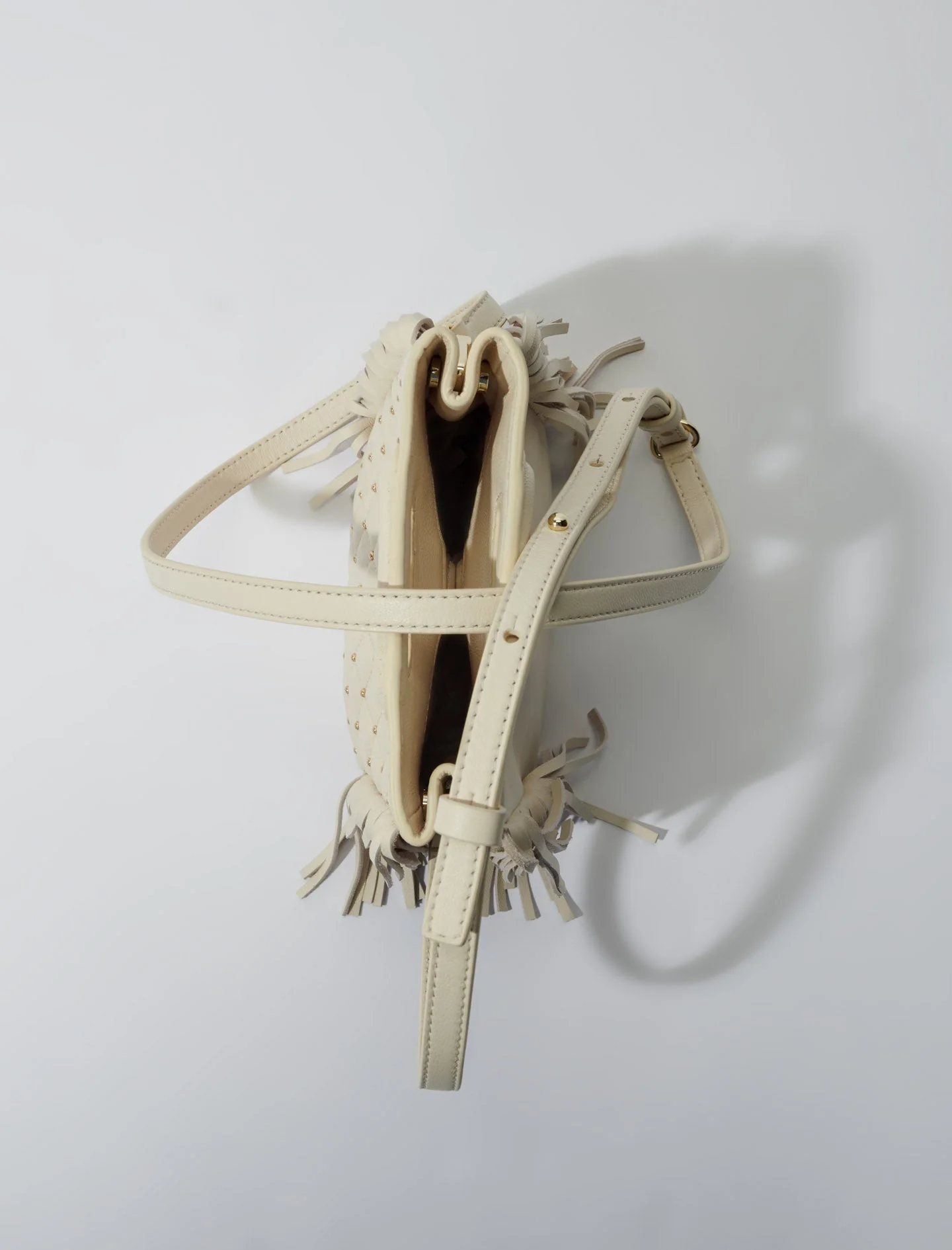 Bolso M mini acolchado y tachuelas - Imagen 3