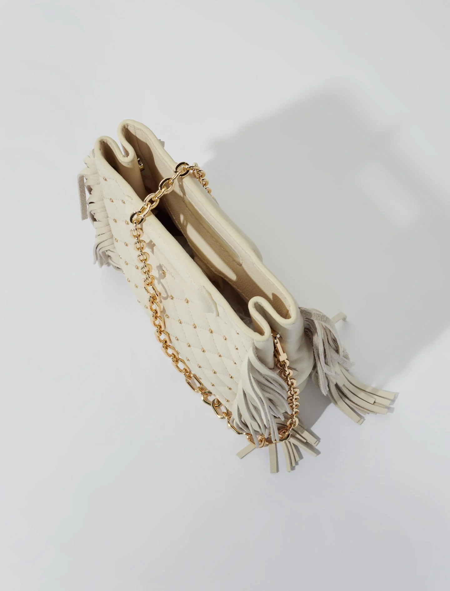 Bolso M mini acolchado y tachuelas - Imagen 6