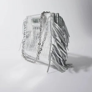 Bolso M Mini de piel de cocodrilo