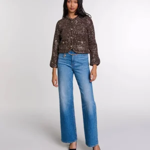 Cárdigan con lentejuelas