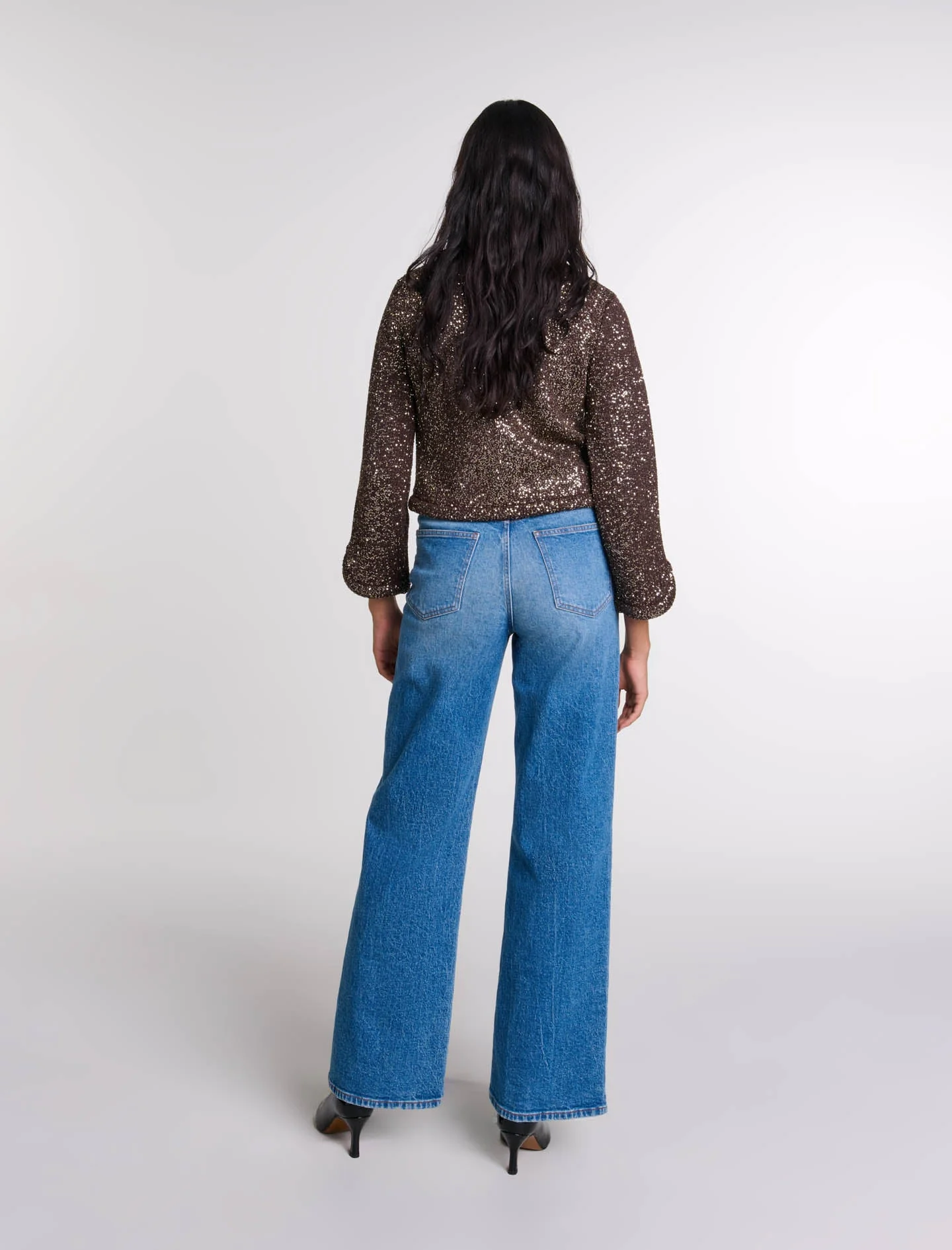 Cárdigan con lentejuelas - Imagen 4