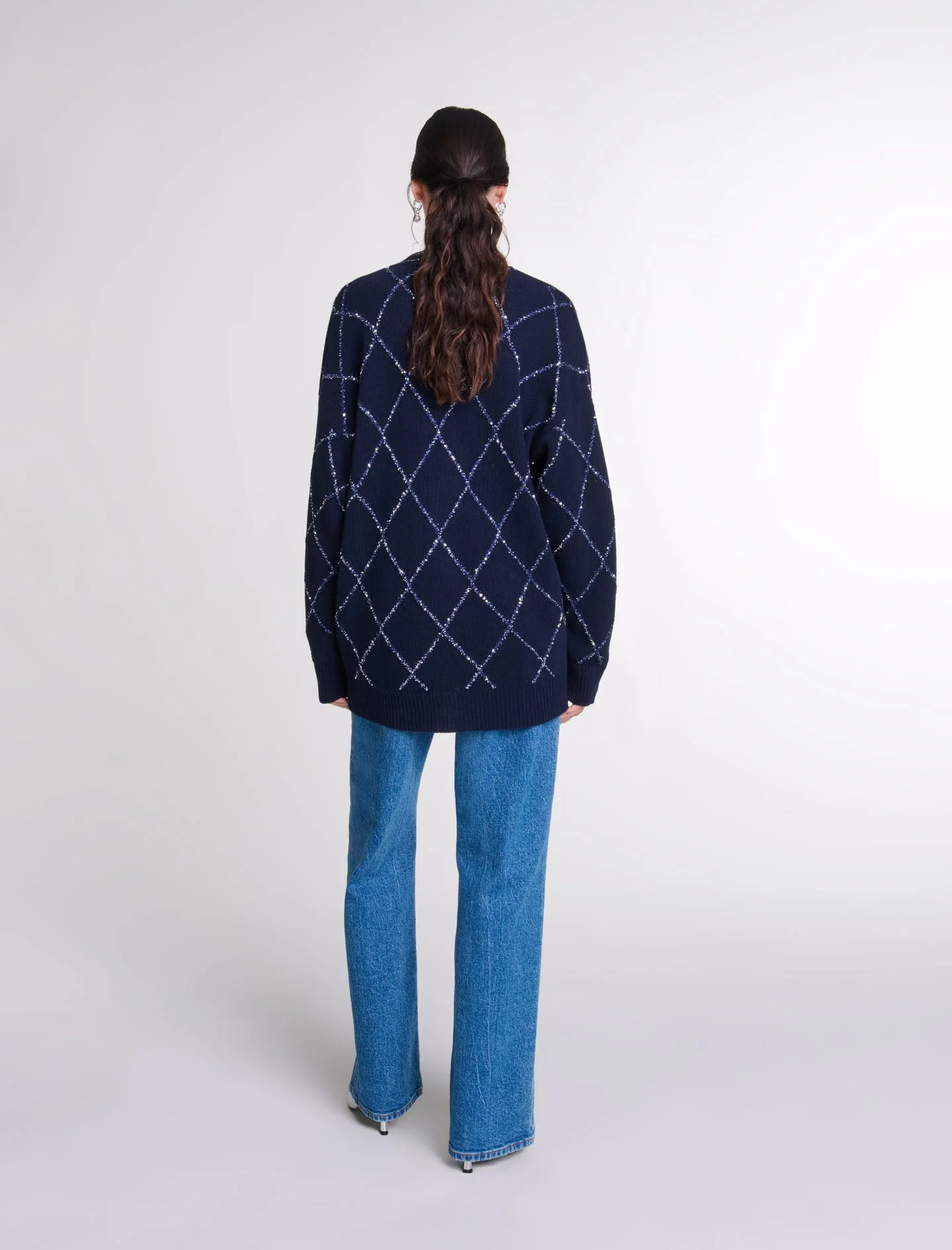 Cárdigan largo de lana - Imagen 4