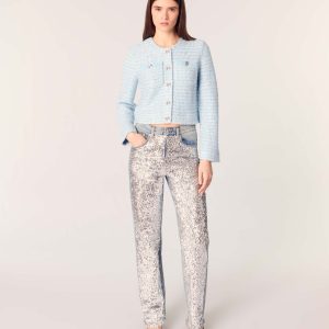 Cárdigan con lentejuelas