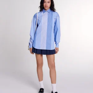 Camisa patchwork de rayas