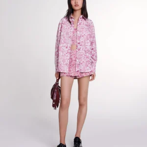 Camisa oversize estampada