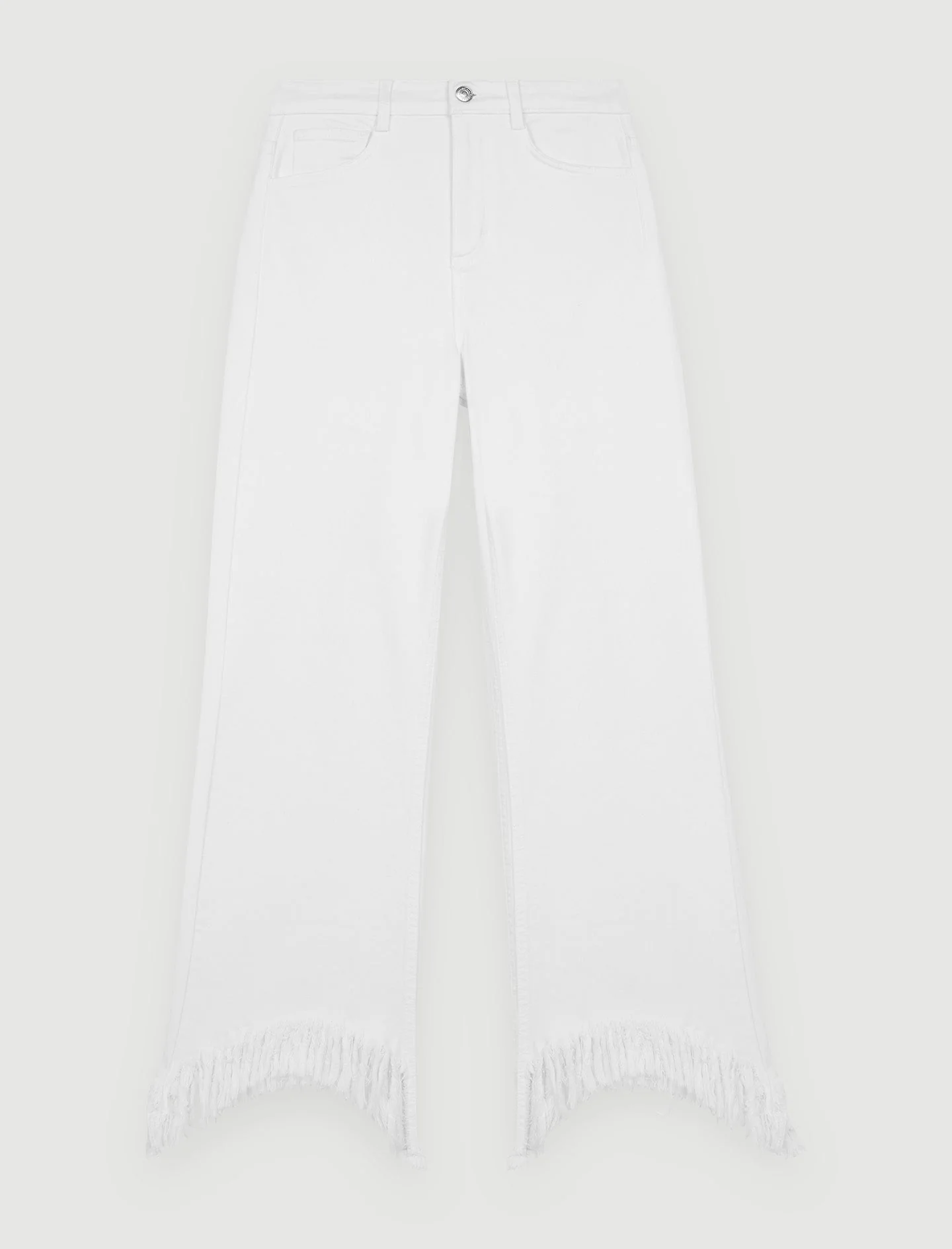 Vaquero recto con bajo deshilachado - Imagen 5