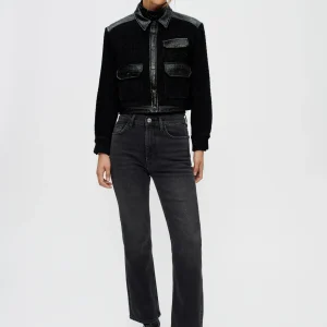 Vaqueros negros lavados