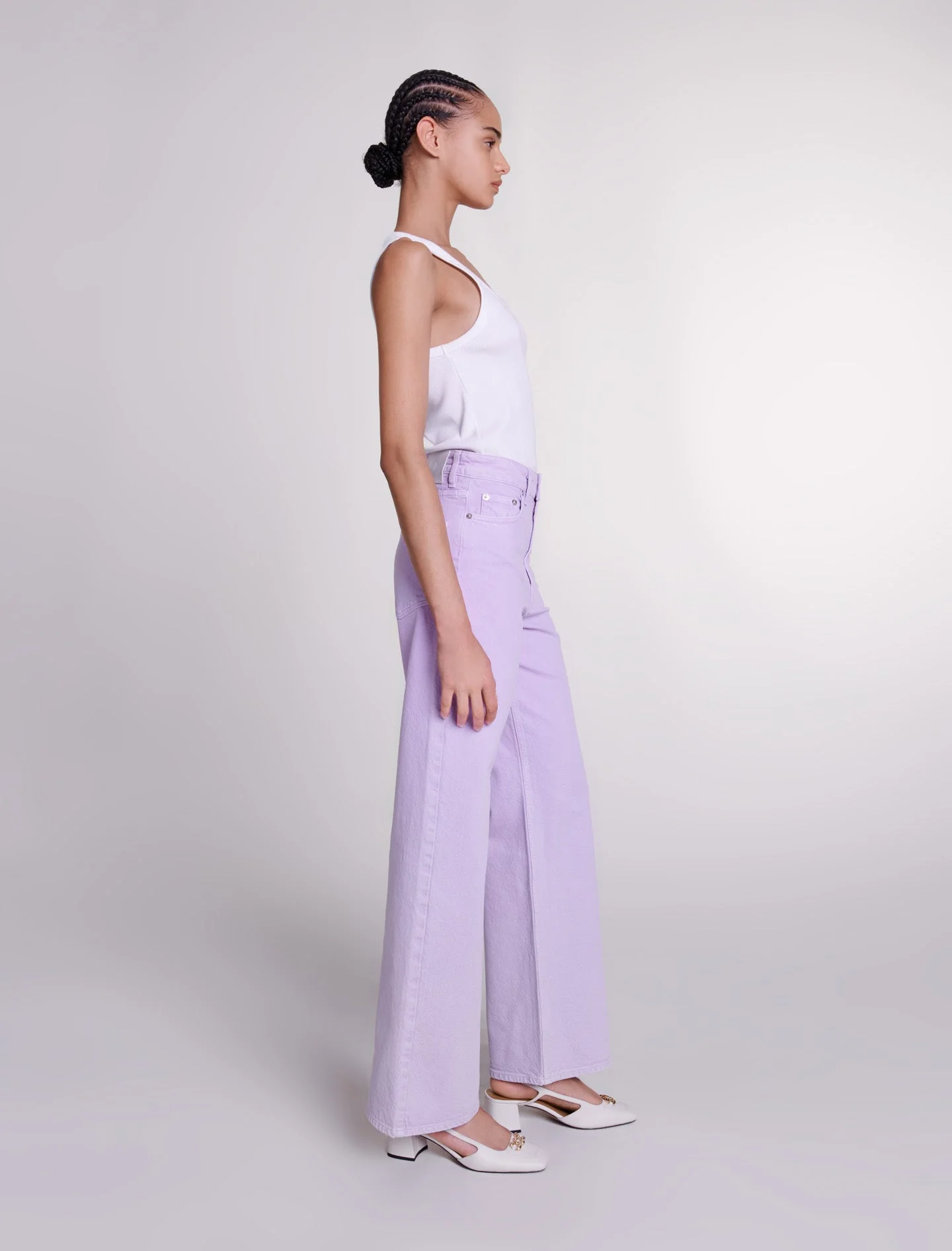 Vaquero ancho con efecto desteñido - Imagen 3