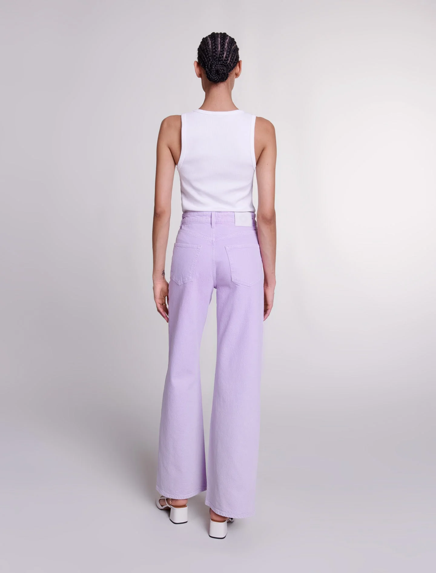 Vaquero ancho con efecto desteñido - Imagen 4