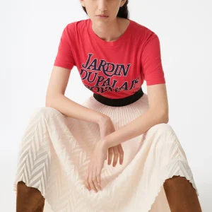 Falda plisada geométrica