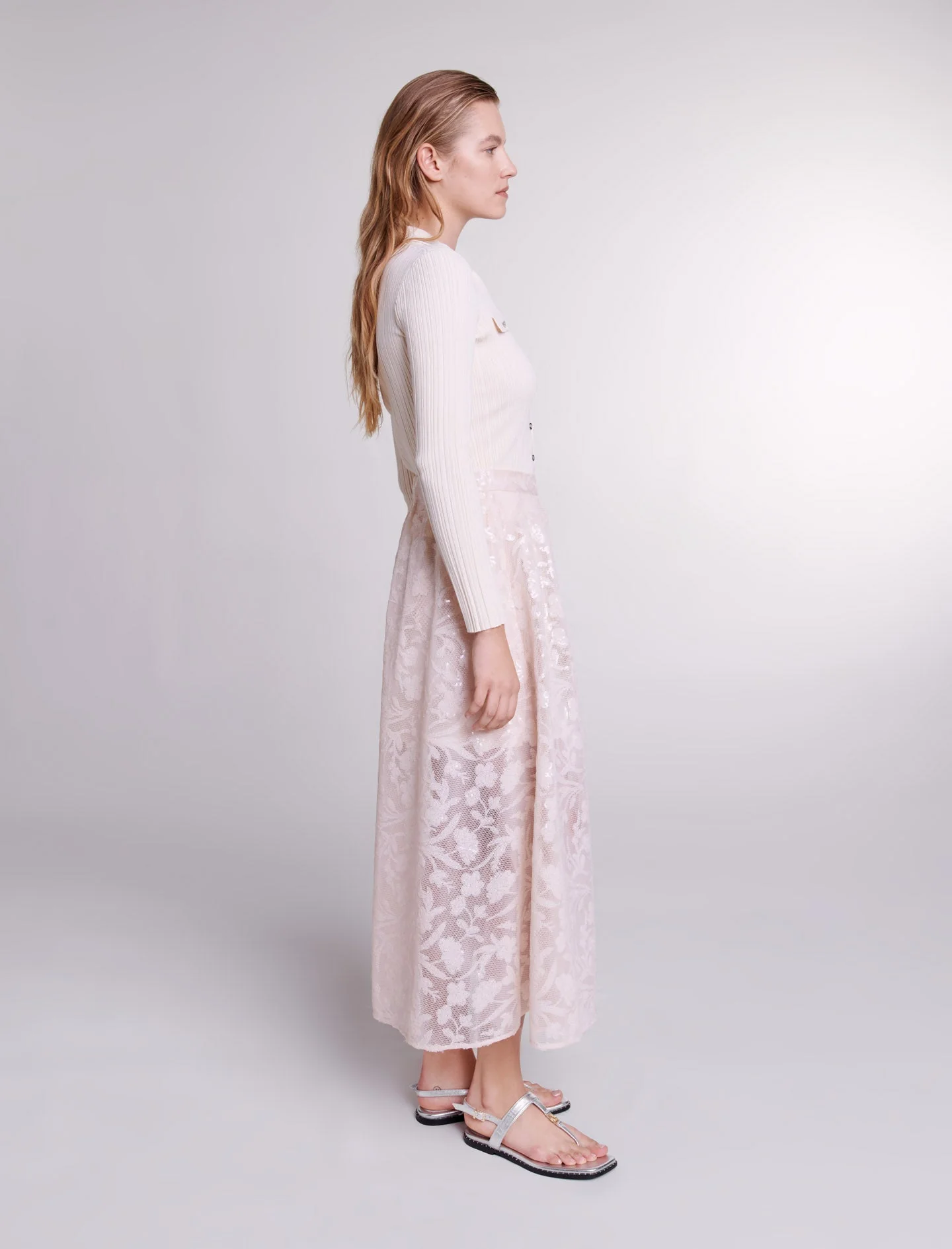 Falda larga con lentejuelas - Imagen 4