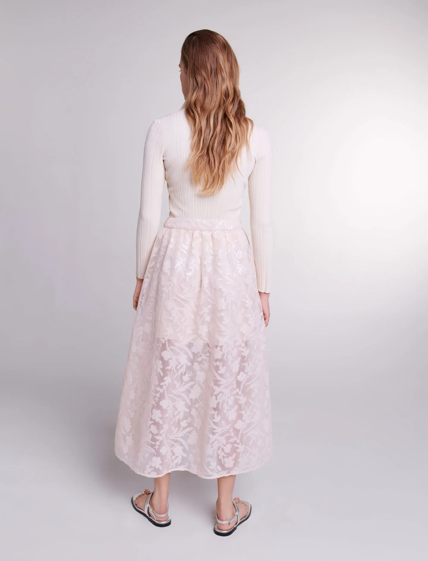 Falda larga con lentejuelas - Imagen 5