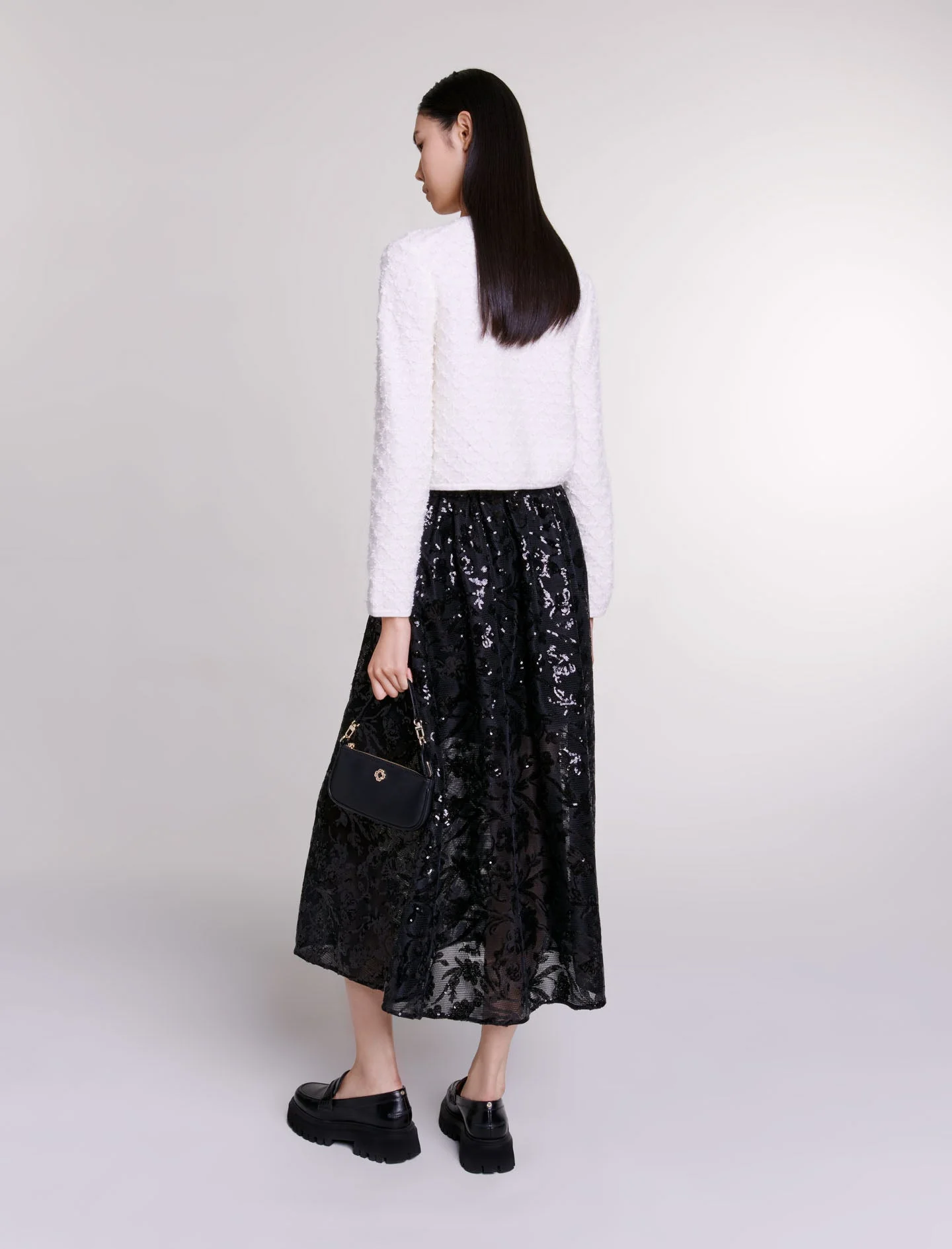 Falda larga con lentejuelas - Imagen 4